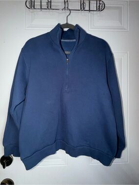 lululemon athletica Men's Half-Zip Pullover - Navy Blue